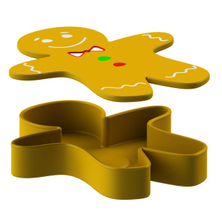 Box Gingerbread Man for Scent Work
