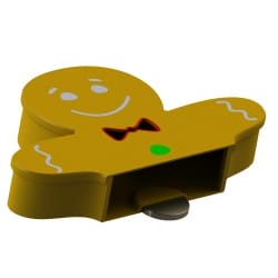 Puszka zapachowa w świątecznym klimacie z wbudowanym magnesem