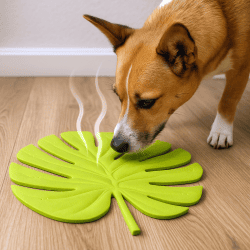 Feuille Monstera – cachette de parfums pour entraînements olfactifs avancés | Fluo Dog