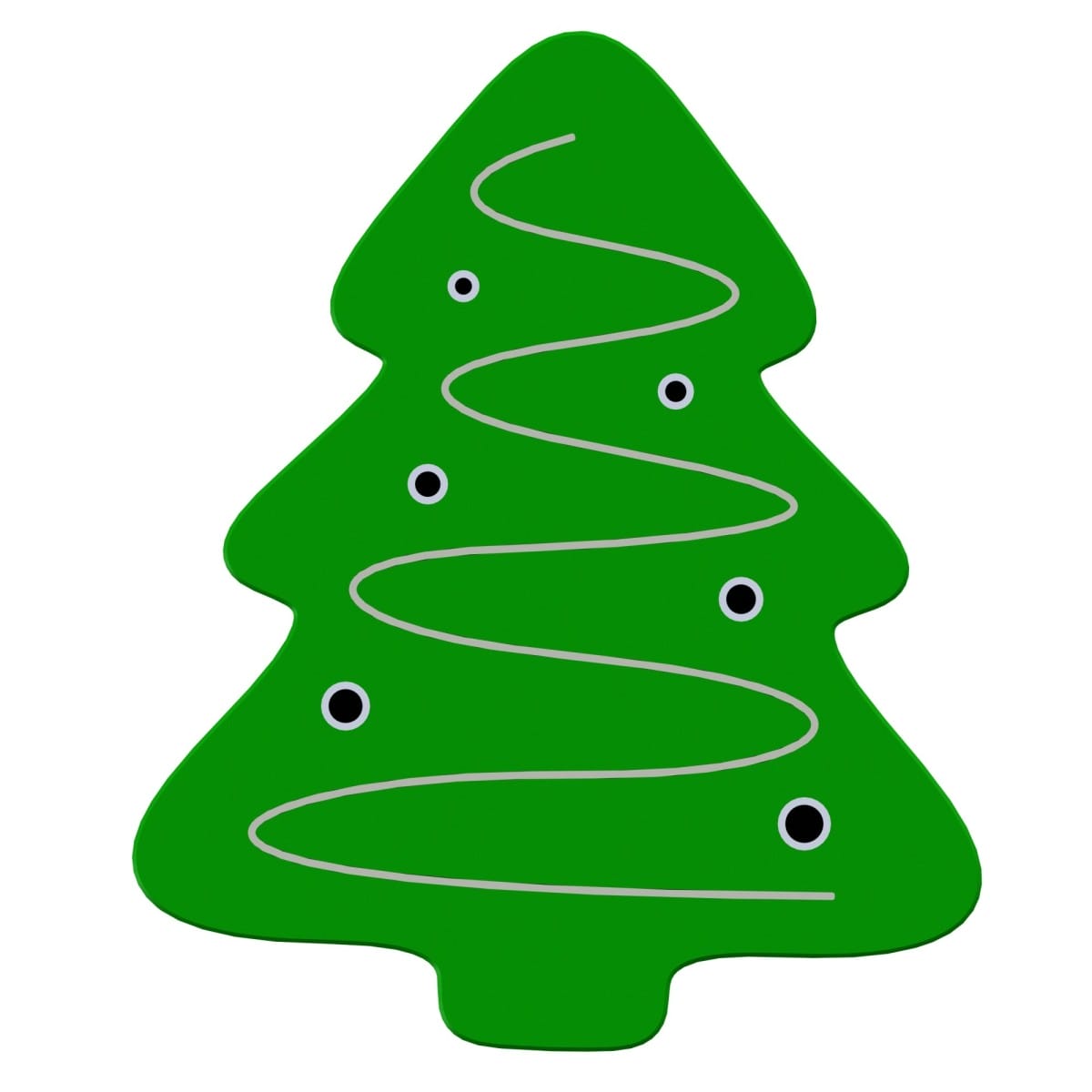 Puszka kerstboom voor neuswerk en scent work