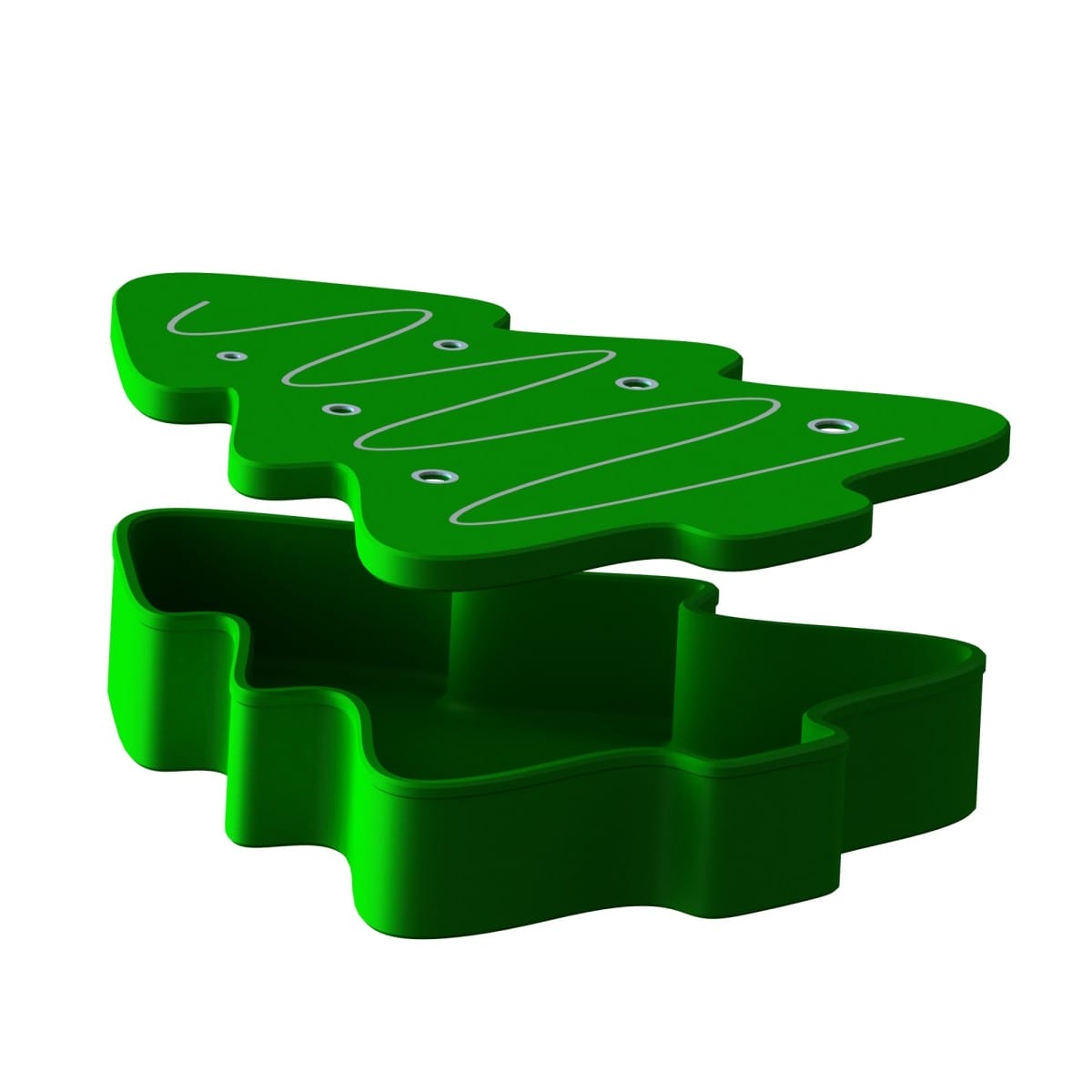 Puszka kerstboom voor neuswerk en scent work