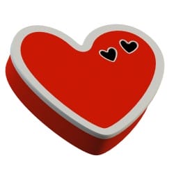 Puszka cuore per allenamenti di fiuto e scent work | Fluo Dog