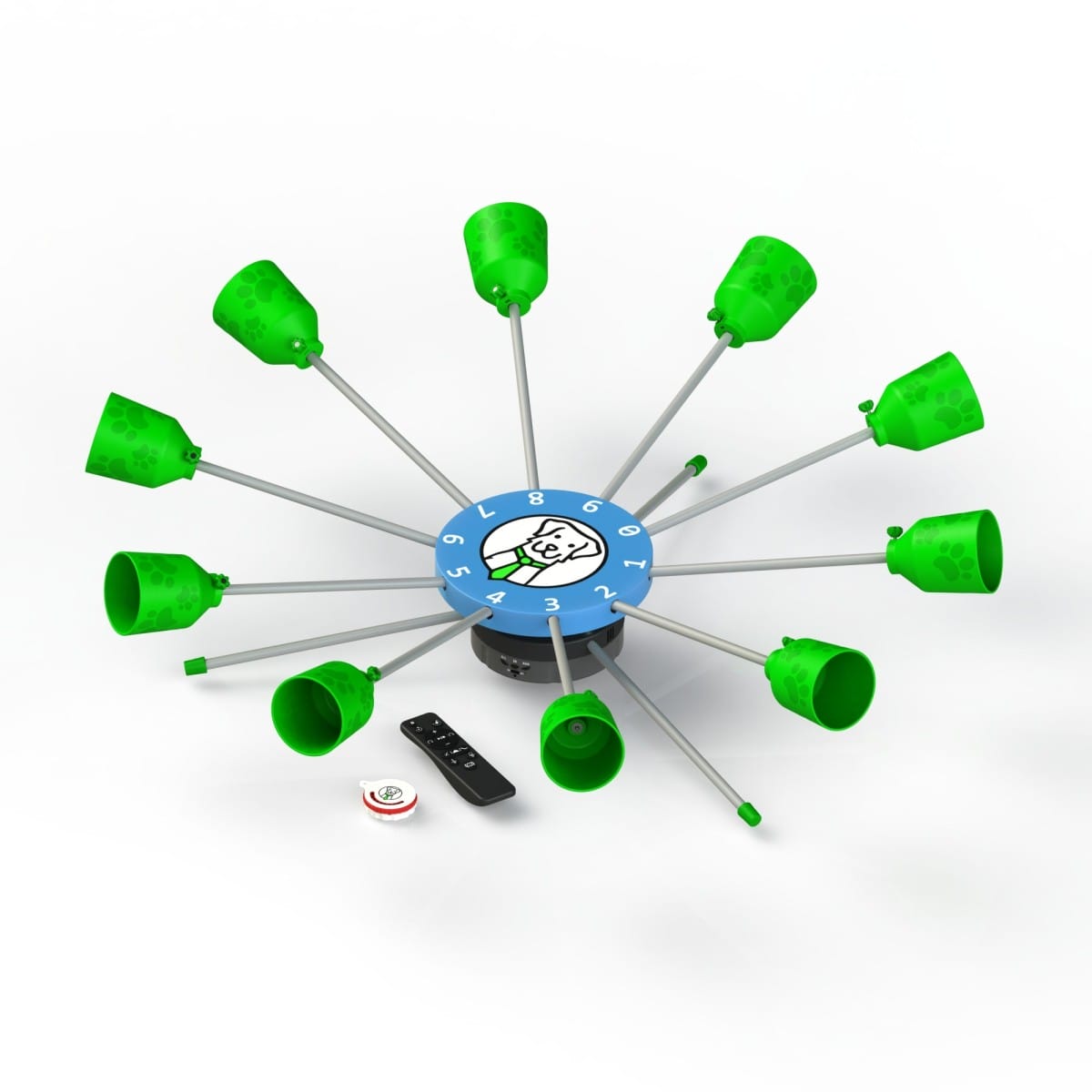 Duftkarussell 2.0 - automatisk enhet for hundens lukttrening Nosework | Fluo Dog