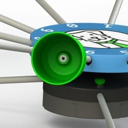 Scent Carousel 2.0 - automatic device for dog scent training Nosework | Fluo Dog