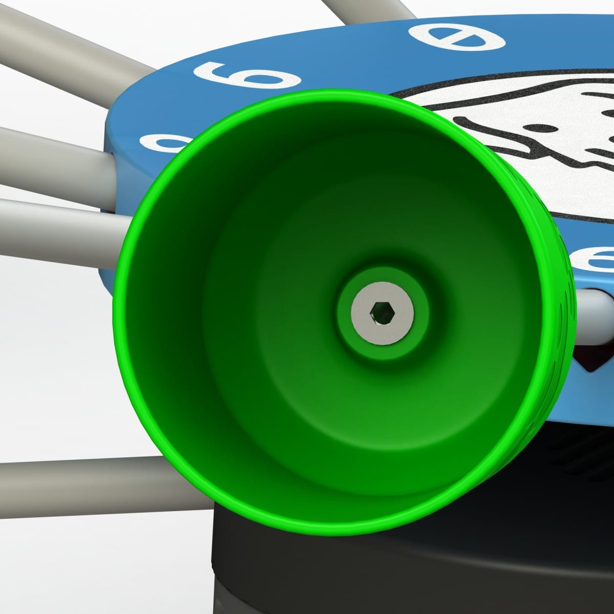 Geurcarrousel 2.0 - automatisch apparaat voor geurtraining van honden Nosework | Fluo Dog