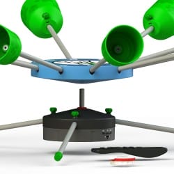 Geurcarrousel 2.0 - automatisch apparaat voor geurtraining van honden Nosework | Fluo Dog