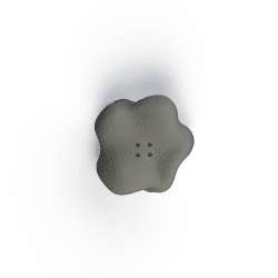 Small mountain stone for nosework training - natural stone decoy | Fluo Dog