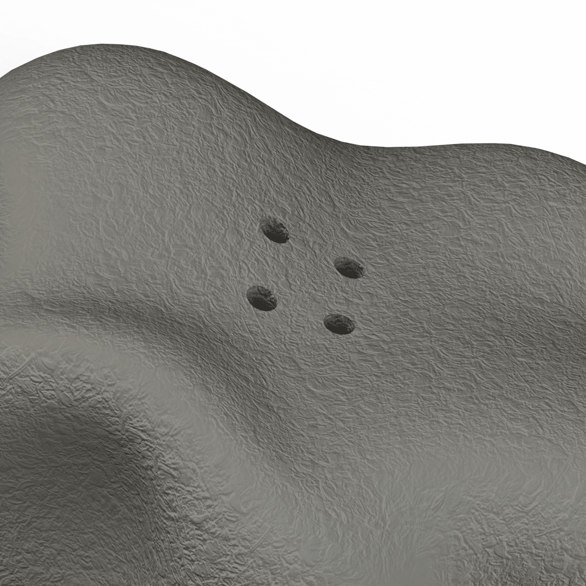 Malý horský kameň na tréning vetrania - prírodná napodobenina kameňa | Fluo Dog