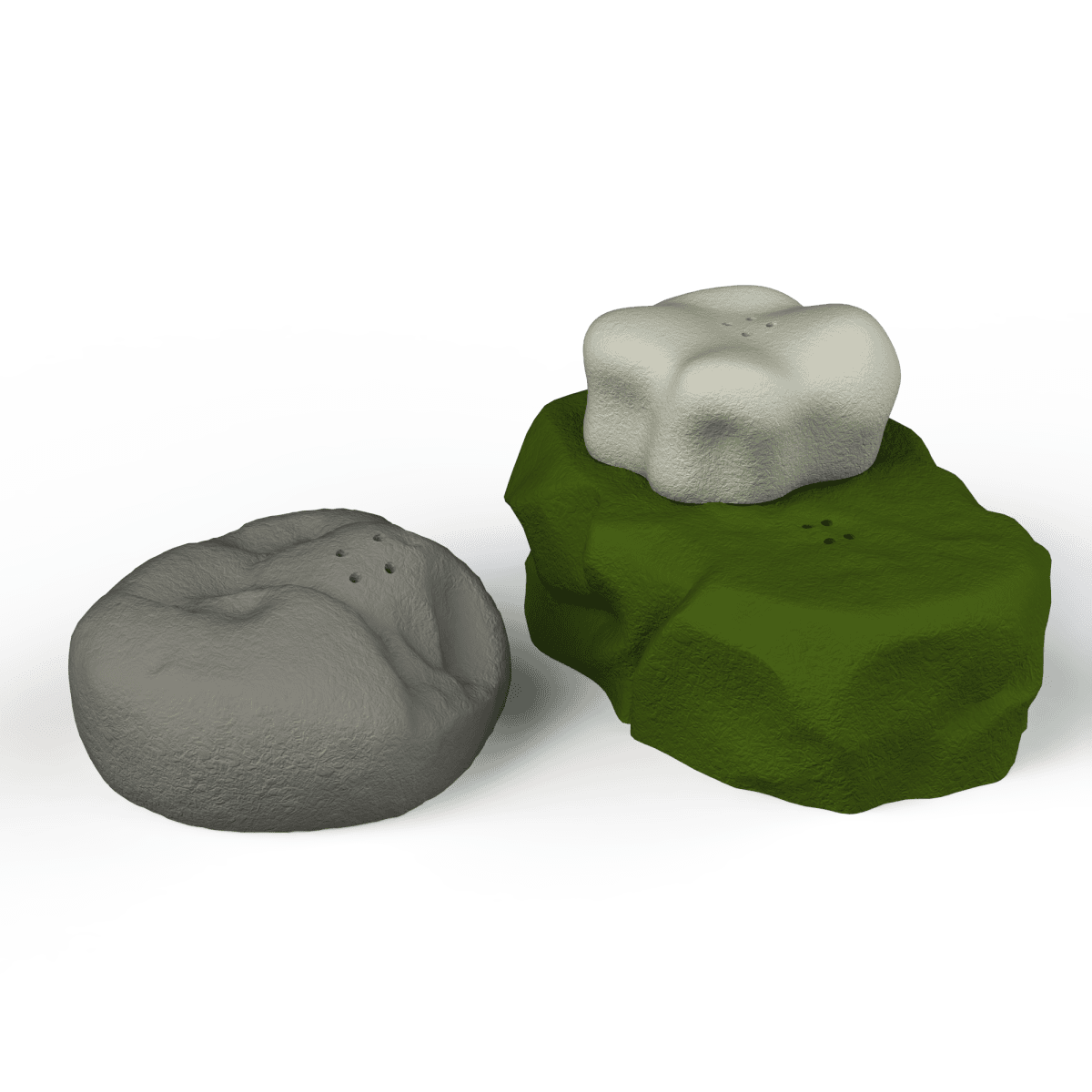 Small mountain stone for nosework training - natural stone decoy | Fluo Dog