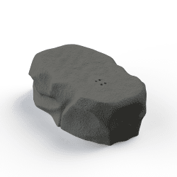 Large mountain stone for nosework - flat on top | Fluo Dog