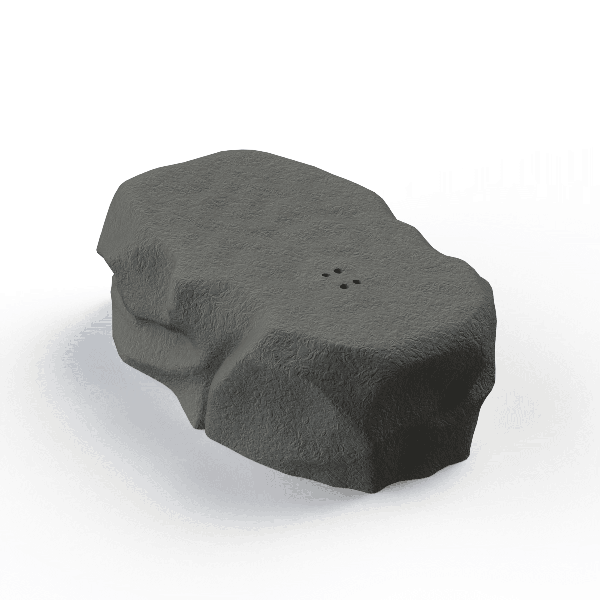 Large Mountain Stone for Nosework - Flat on Top | Fluo Dog