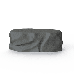 Large Mountain Stone for Nosework - Flat on Top | Fluo Dog