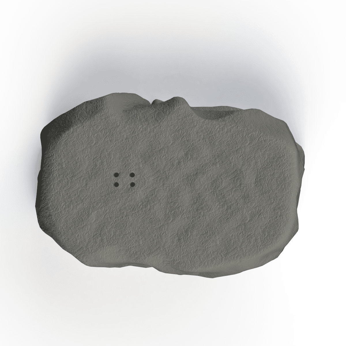 Large Mountain Stone for Nosework - Flat on Top | Fluo Dog