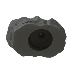 Duży kamień górski do węchu - płaski u góry | Fluo Dog