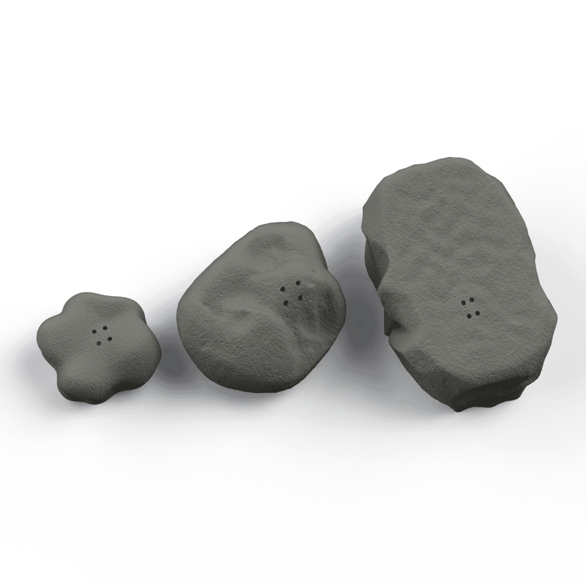 Large Mountain Stone for Nosework - Flat on Top | Fluo Dog