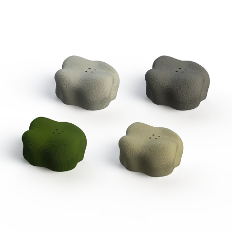 Farben der Bergsteine