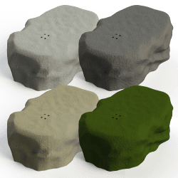 Large mountain stone for nosework - flat on top | Fluo Dog