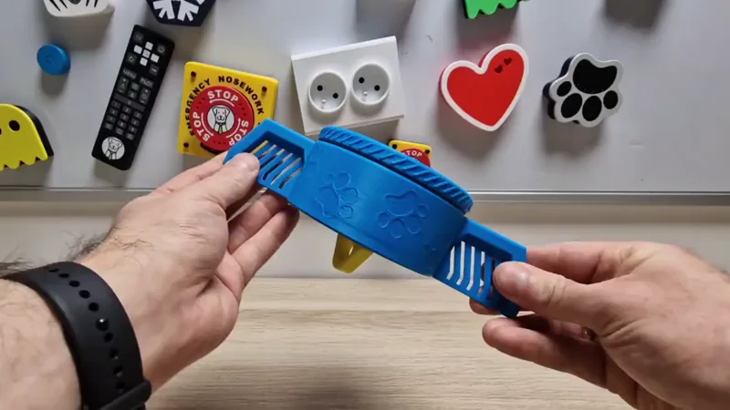 Doftbehållare för doftträning i vatten