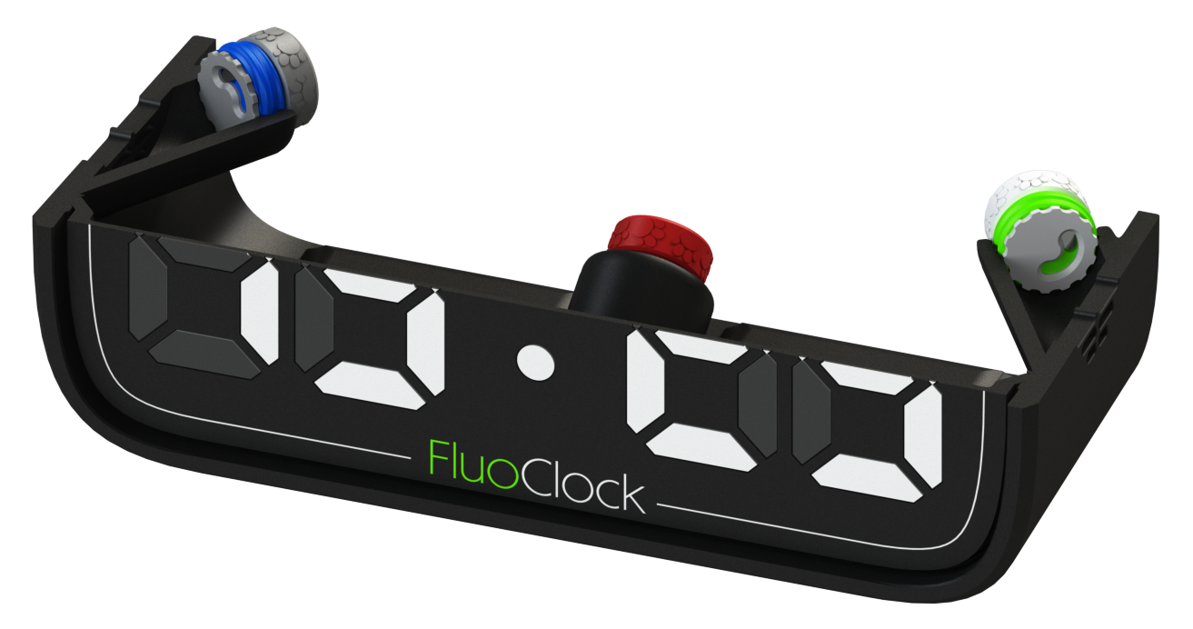 Fluoclock – widok z lewej