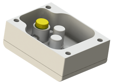 Zásuvka připevněná na dveřích