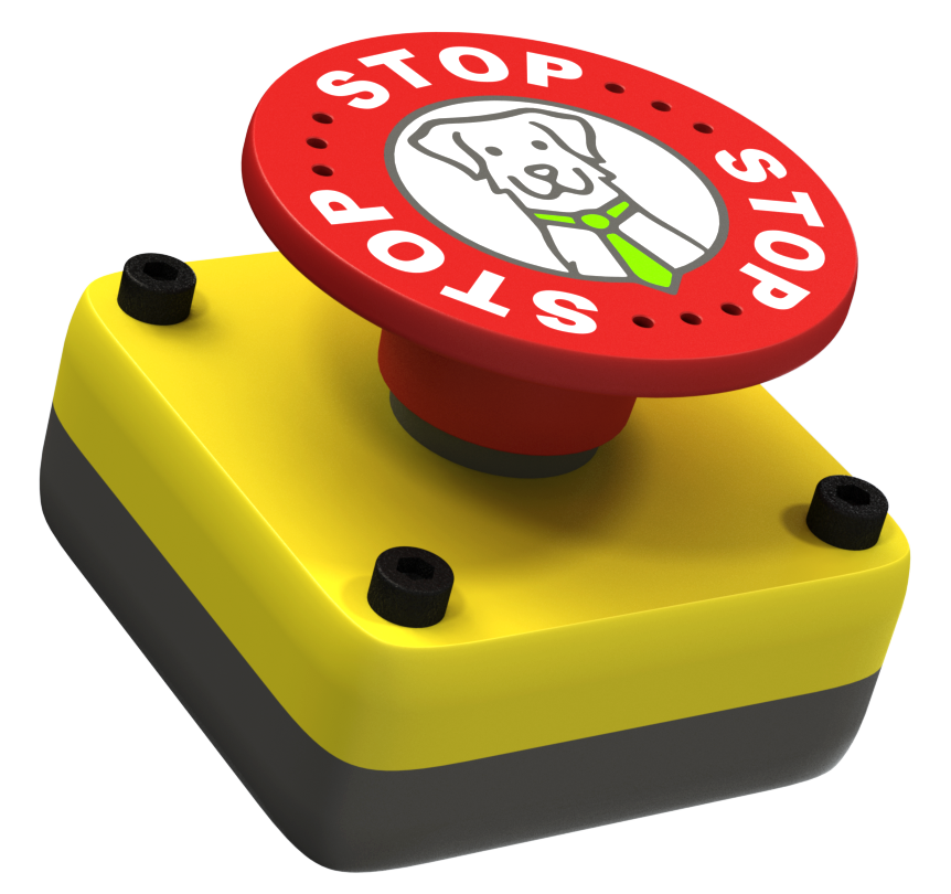 Sikkerhedssvamp til Nosework – top view