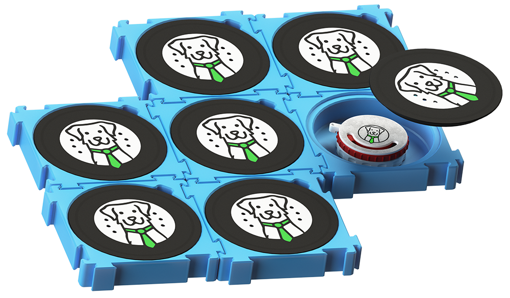 Uwaga - puszki zapachowe widoczne na grafice nie są częścią zestawu.