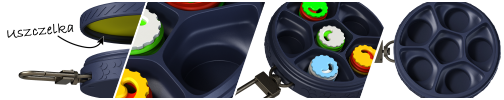 Aizsargājoša kaste smaržu bundžām