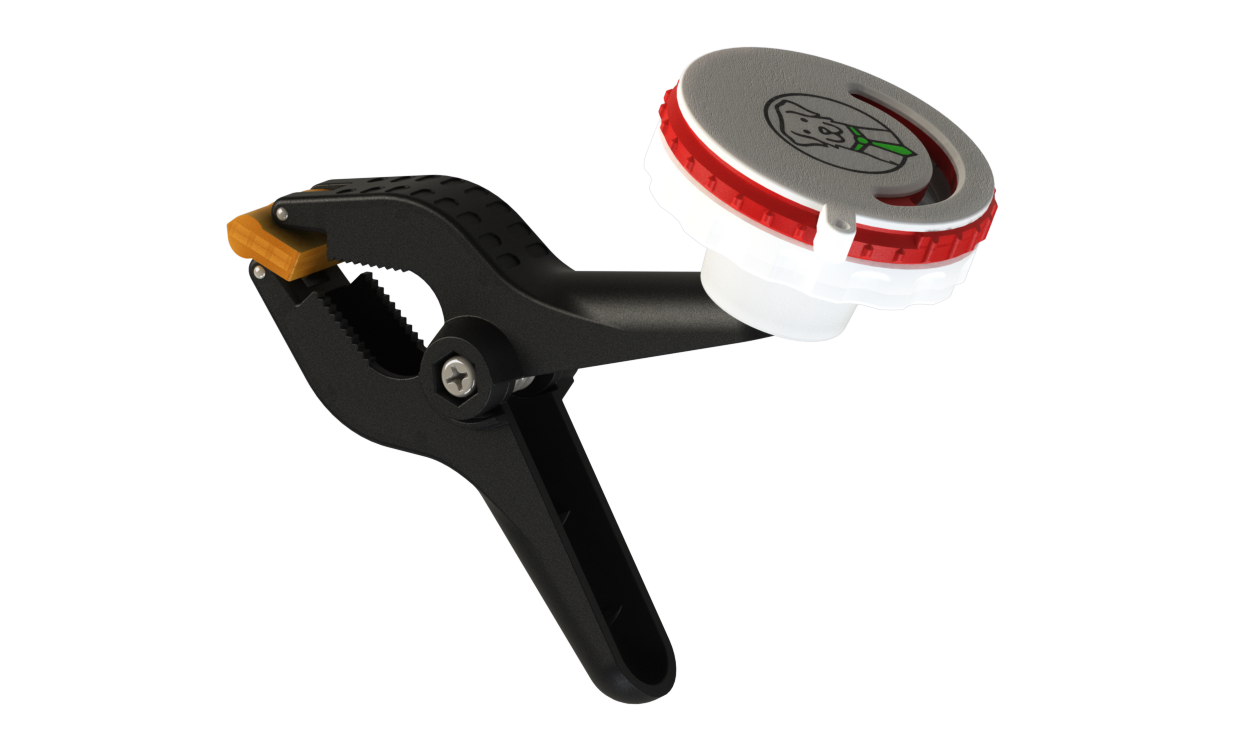 Klip (držiak) na plechovky nosework Fluonose