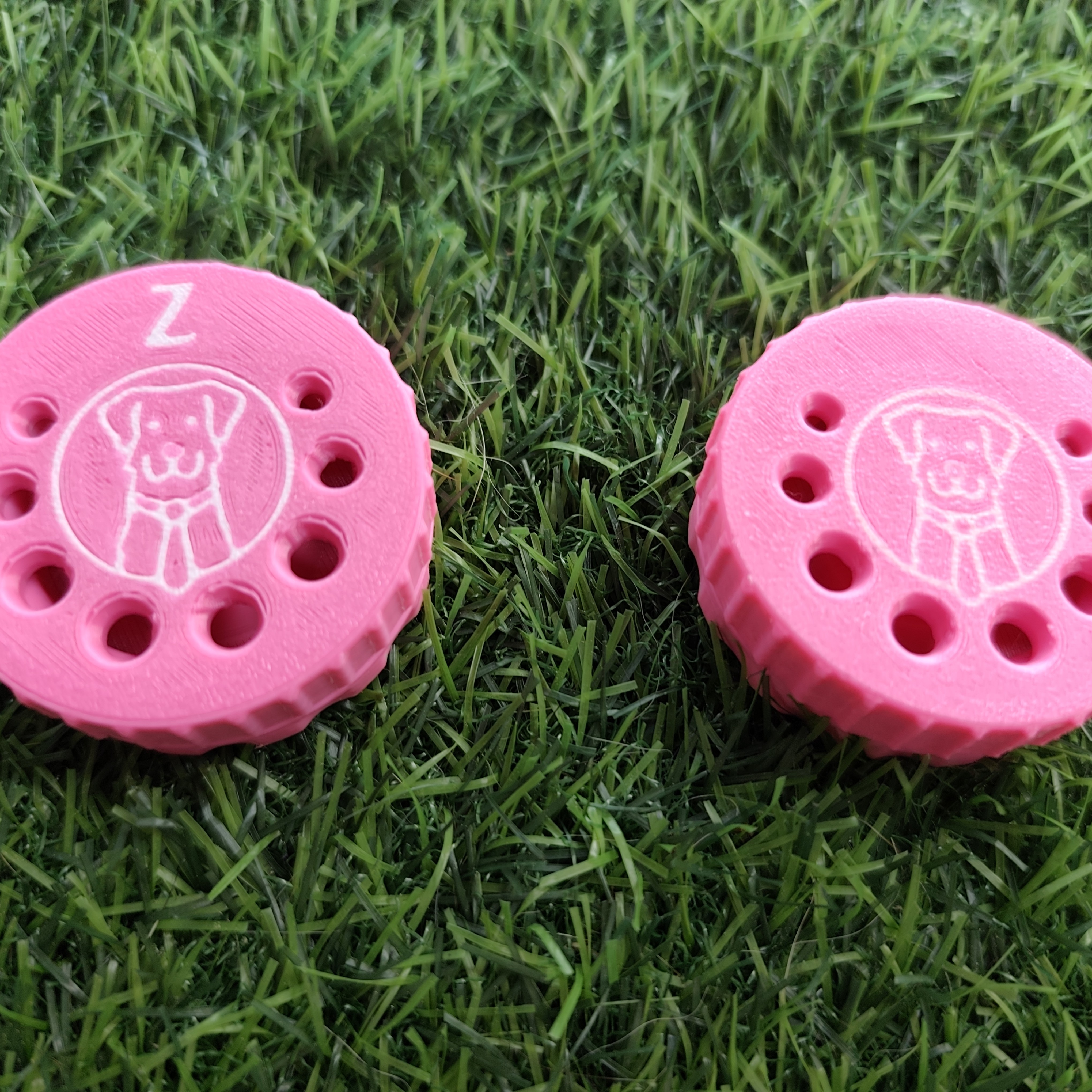 Fluonose Flex - Gummidose für Nosework mit der Kennzeichnung "Z" für täuschenden Duft (5 cm)